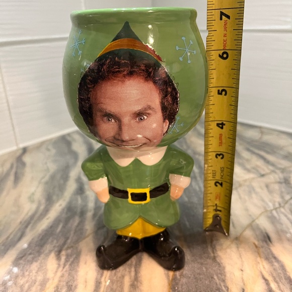 Movie Elf Buddy Badge Standing Molded Ceramic Goblet MWT - Picture 8 of 8